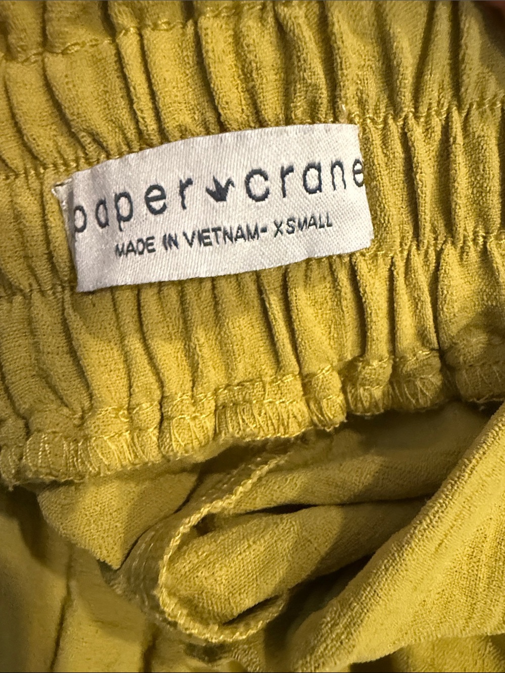 Paper Crane Mustard Yellow Set - Picture 9 of 10